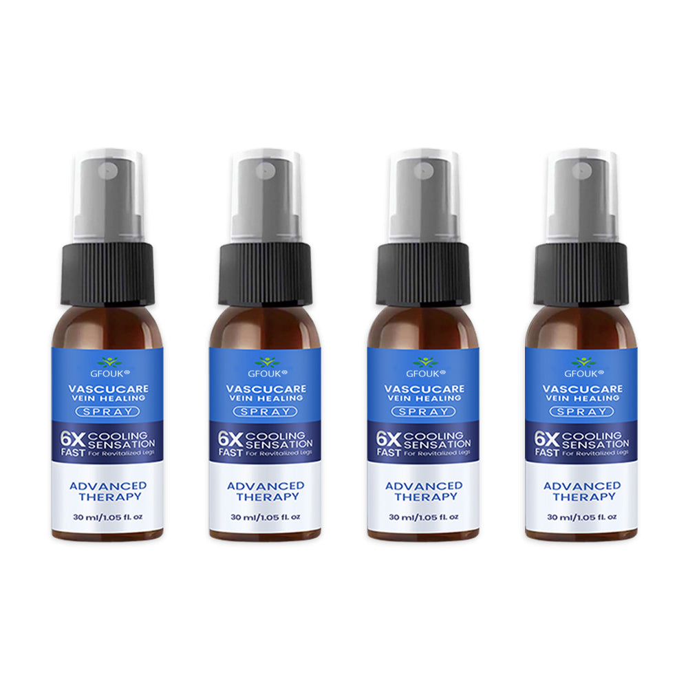 🇨🇦✅✅GFOUK® VascuCare Vein Healing Spray(Designed for Varicose veins, Spider veins, Deep vein Thrombosis, Chronic venous insufficiency, Venous ulcers, Thrombophlebitis and other venous issues)