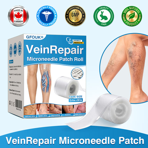 🇨🇦👨‍⚕️👨‍⚕️✅GFOUK® VeinRepair Microneedle Patch Roll⚡Instant Relief, Long-Term Results