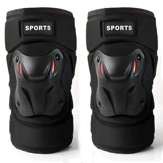 Motorcycle Men Protection Kneepad Guard Protective Anti-fall Off Road Breathable Protector Gear Windproof Racing Knee Pad Set