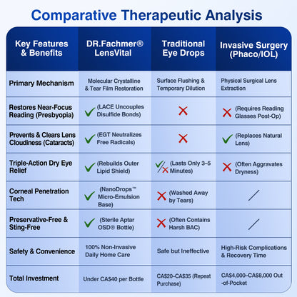 🇨🇦👨‍⚕️✅✅DR.Fachmer® LensVital Crystalline Degeneration Repair NanoDrops